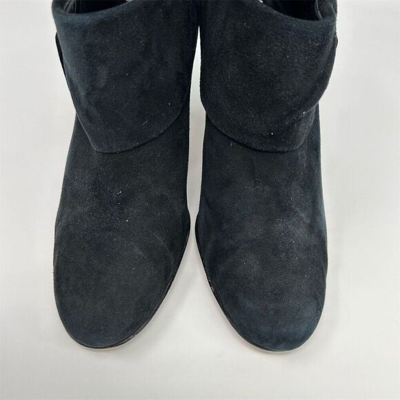 Kate Spade Women's Black Suede Ankle Boots Size 9.5M Bow Accent - Picture 5 of 13